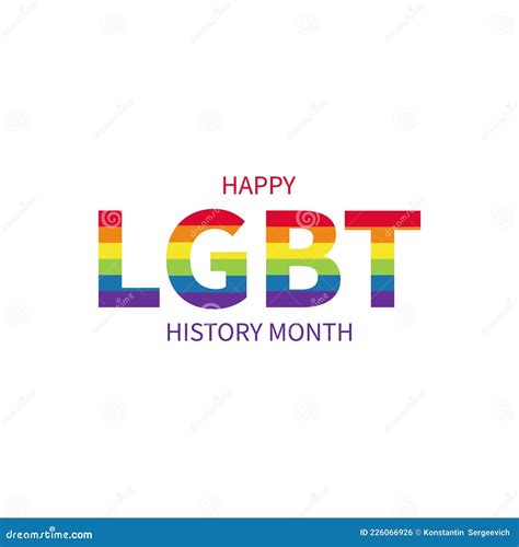 Lgbt History Month Gay Bisexual And Trans Stock Vector Illustration Of Love Carnival