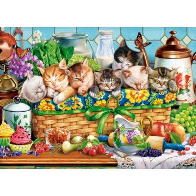 Puzzle Napping Kittens Castorland 222278 200 Pieces Jigsaw Puzzles