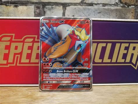 Carte Pokemon Entei Gx L Gendes Brillantes Pokemon Beebs