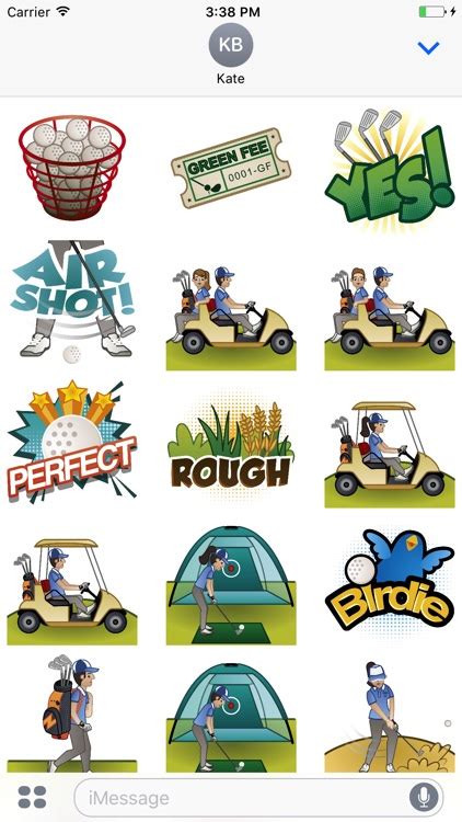 Golfer Emoji by Julien Bill