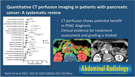 Quantitative Ct Perfusion Imaging In Patients With Pancreatic Cancer A