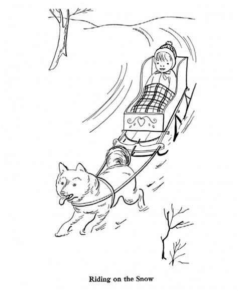 Dog Sled #142635 (Transportation) – Free Printable Coloring Pages