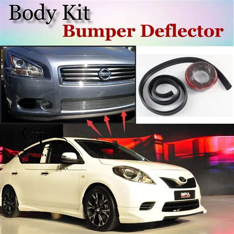 Bumper Lip Deflector Lips For Nissan Almera Tino Front Spoiler Skirt