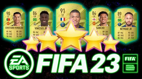 رسميا لعبة فيفا 23 اللاعبين أصحاب 5 نجوم مهارة ⭐⭐⭐⭐⭐ Fifa 23 Ratings