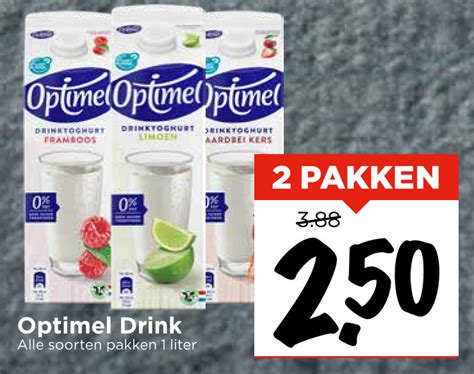 Optimel Drinkyoghurt Folder Aanbieding Bij Vomar Details