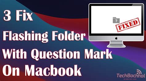 Flashing Folder With Question Mark On Macbook Fix How To Youtube