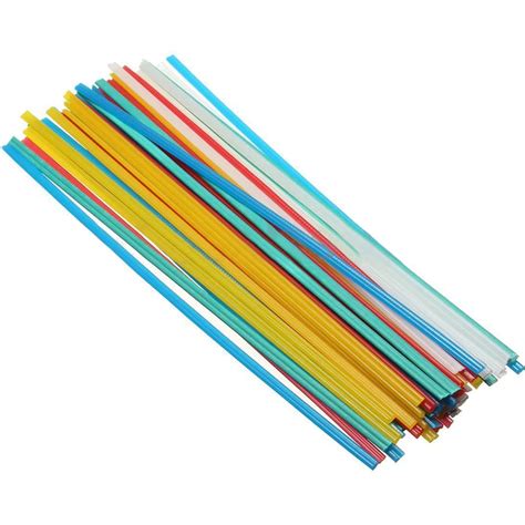 50Pcs 25cm Plastic Welding Rods PPR PP PVC Plastic Welding Sticks With ...