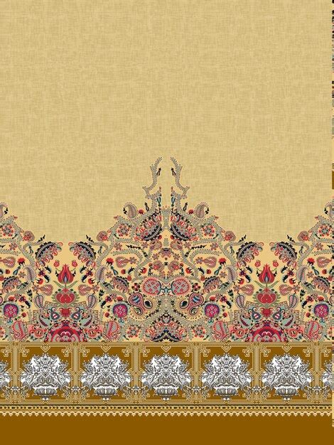 Premium Vector Textile Digital Design Fabric Print Wallpaper Stock