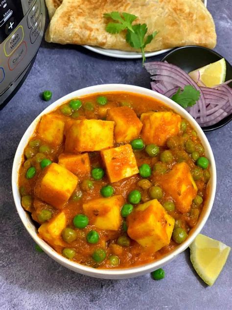 Instant Pot Matar Paneer Indian Veggie Delight