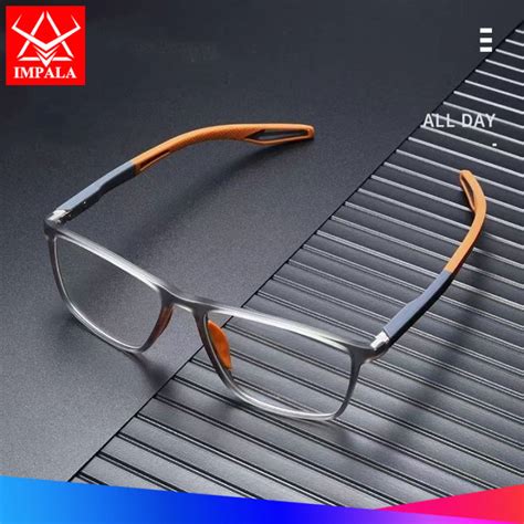 Impala Lh5007w Fashion Anti Blue Reading Glasses Presbyopia And Mopia Hd Lens Tr90 Elastic Frame