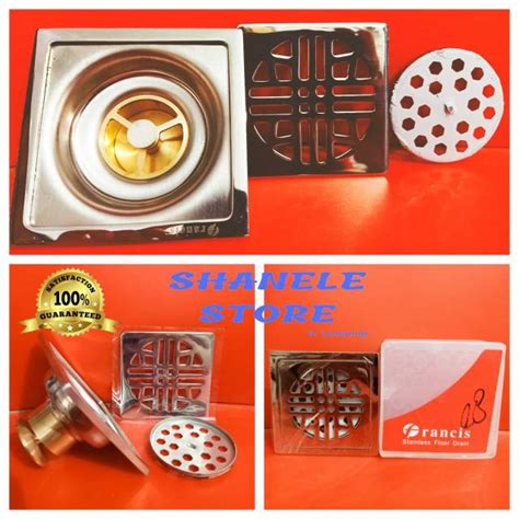 Jual Saringan Got Floor Drain FRANCIS Stainless Kuningan Shopee