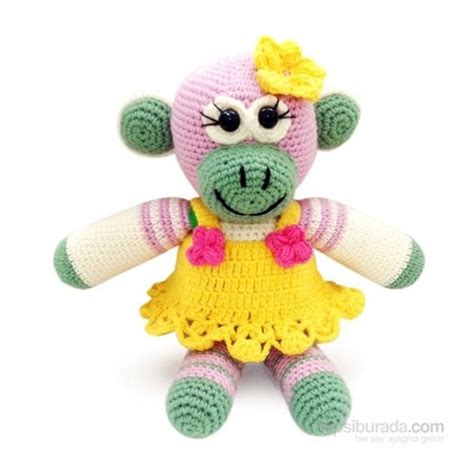 Damla Oyuncak Maymun Amigurumi Rg Oyuncak Fiyat