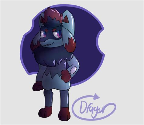 Riolu And Zorua Pokefusion By Kfddragonz On Deviantart