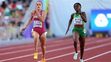 Abby Steiner Helps Team Usa Win Gold In 4x400 Meter Relay