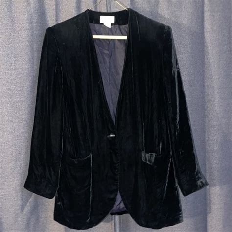 Dior Jackets And Coats Christian Dior Velvet Blazer Gorgeous Black Velvet Blazer Poshmark