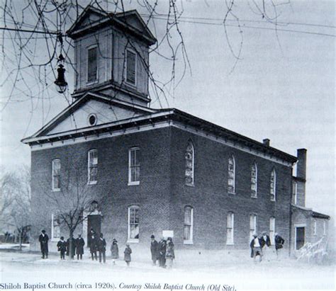 Shiloh Baptist Church Old Site Circa 1920 Photos Then And Now On