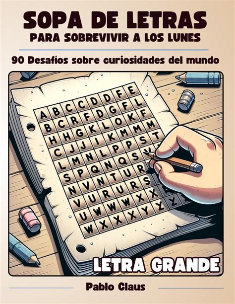 Sopa De Letras Para Sobrevivir A Los Lunes Puzzles Adultos