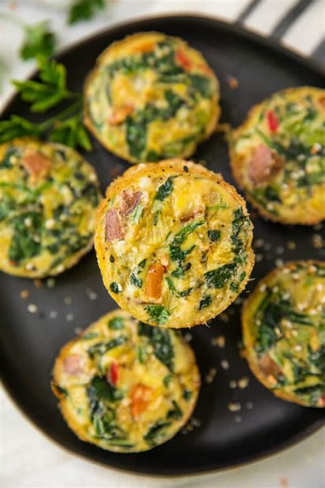 Healthy Sweet Potato Spinach Egg Cups Kim S Cravings