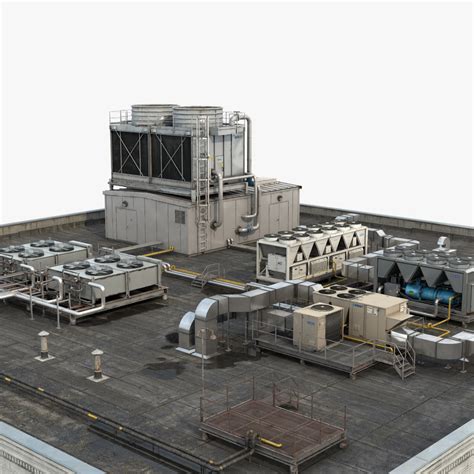 3D Rooftop Hvac Systems Model TurboSquid 1403951