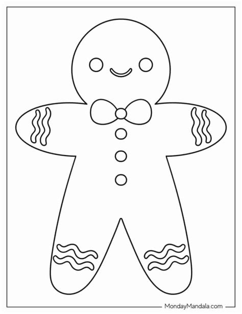 48 Gingerbread Man Templates Free Pdf Printables