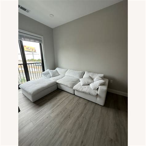 White Cloud Couch Dupe Sectional - AptDeco