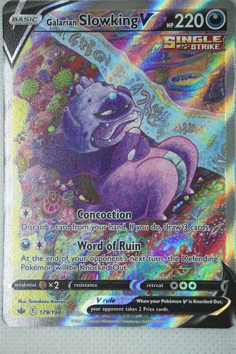 Galarian Slowking V 179 198 Full Art Pocket Monster