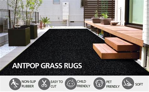 Amazon ANTPOP Outdoor Artificial Grass Runner Rug 2ft X 20ft