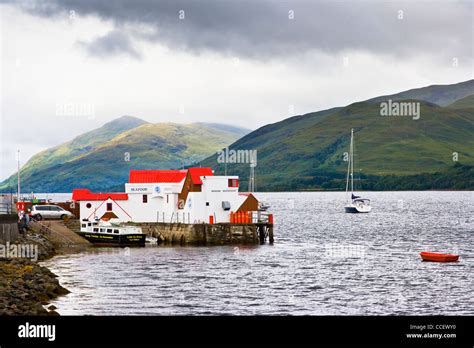 The Crannog Seafood Restaurant On Loch Linnhe At Fort William In