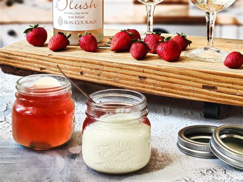 A Classic Panna Cotta with a Blushing Sparkling Rosé Wine Twist My