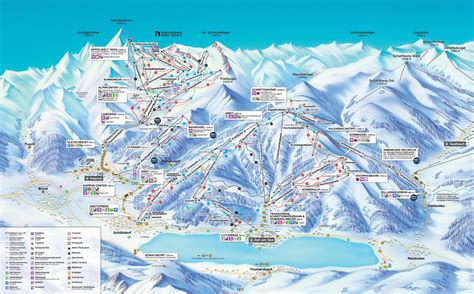 Mapa sjezdovek Zell am See - Schmittenhöhe - SNOW.cz - lyžování