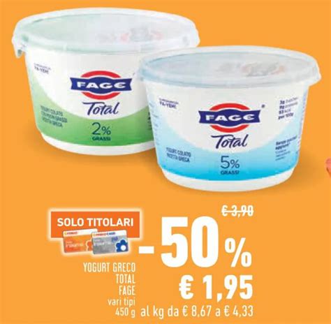 YOGURT GRECO TOTAL FAGE Vari Tipi 450 G Offerta Di Conad Margherita