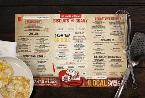 Big Biscuit Menu on Behance