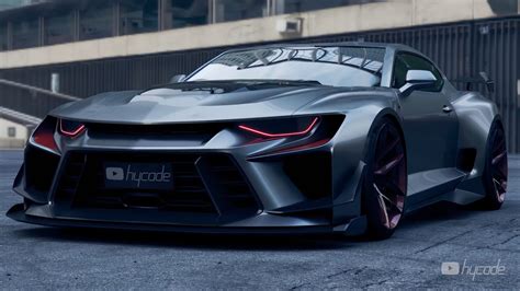 Camaro Zl1 Exotic Muscle Is An Epic Widebody Rendering