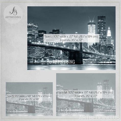 New York Cityscape Wall Mural, Brooklyn Bridge Photo sticker – ARTBEDDING