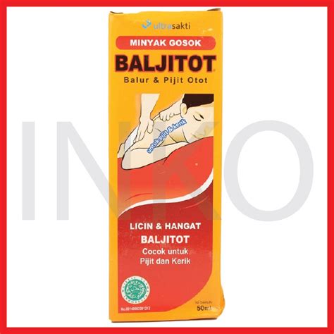 Jual MINYAK GOSOK BALJITOT BALUR PIJIT OTOT 50ML Shopee Indonesia