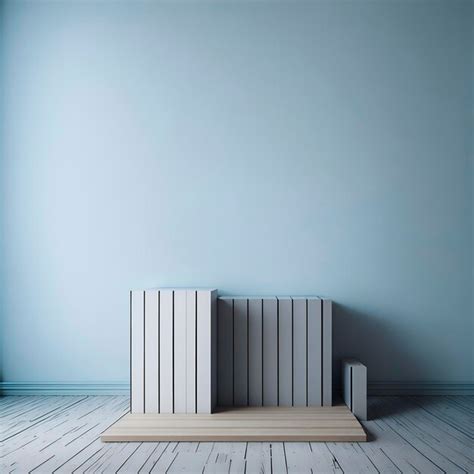 Premium Photo A Room With A White Painted Wall And A White Radiator