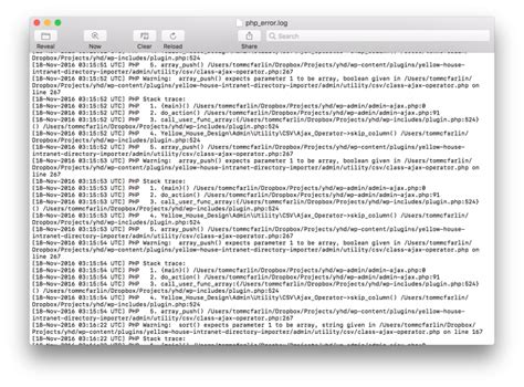 How To Monitor Your Php Error Log In Mamp Tom Mcfarlin
