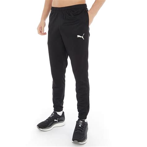 Buy Puma Mens Teamrise Poly Training Track Pants Puma Black