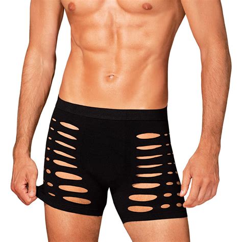 Lingerie Sexy Homme Boxer M104 Homme Noir OBSESSIVE EBay