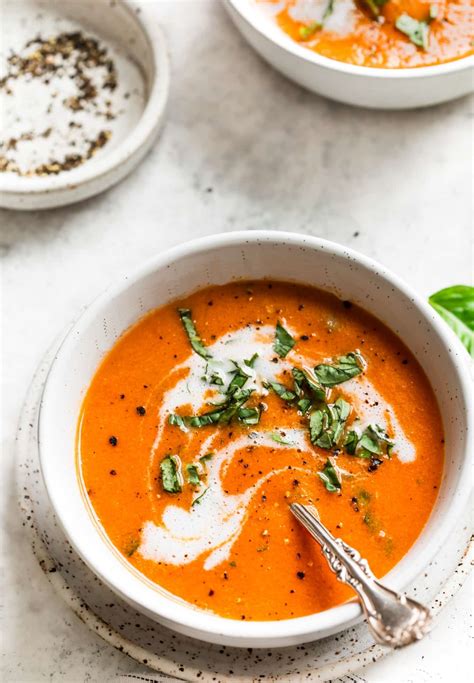 30 Minute Dairy Free Tomato Basil Soup The Whole Cook