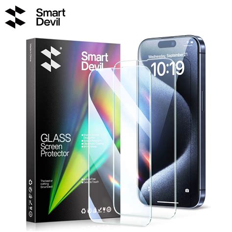 Smartdevil Screen Protector For Iphone Pro Max Pro Hd Clear Pcs