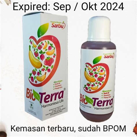 Jual Bioterra Sari Buah Ml Bio Terra Sarbu Biotera Suplemen