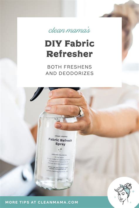 DIY Fabric Refresh Spray - Clean Mama