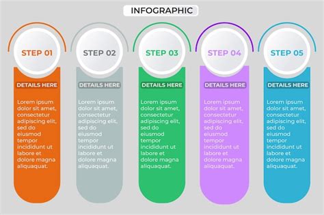 Premium Vector Step Infographic Template