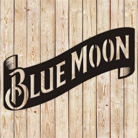 Blue Moon Beer Logo cutting file