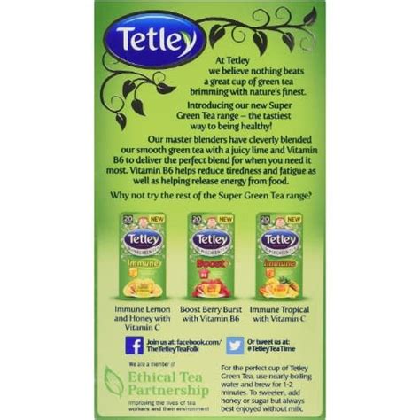 Tetley Pure Green Tea -20 Tea Bags | Konga Online Shopping