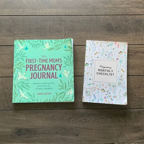 Other First Time Moms Pregnancy Journal Pregnancy Monthly Checklist Poshmark