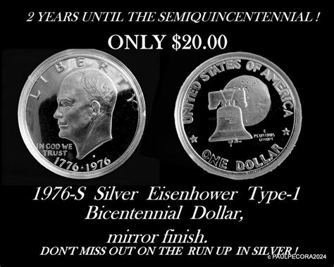 S Silver Proof Eisenhower Dollar Etsy