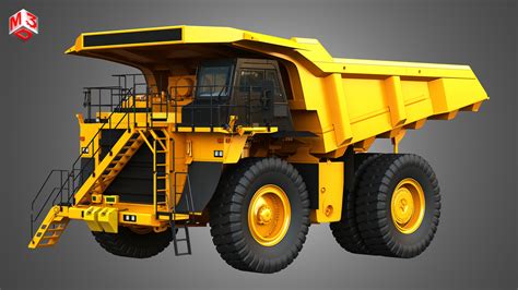 D Off Highway Mining Dump Truck D Model Cgtrader