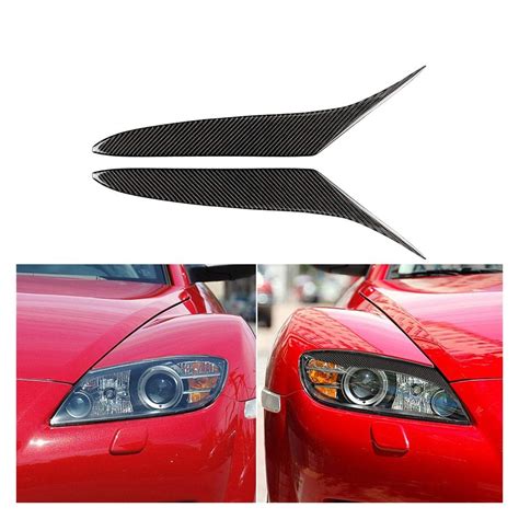 Buy Headlight Eyebrows For Mazda Rx Rx Carbon Fiber Car